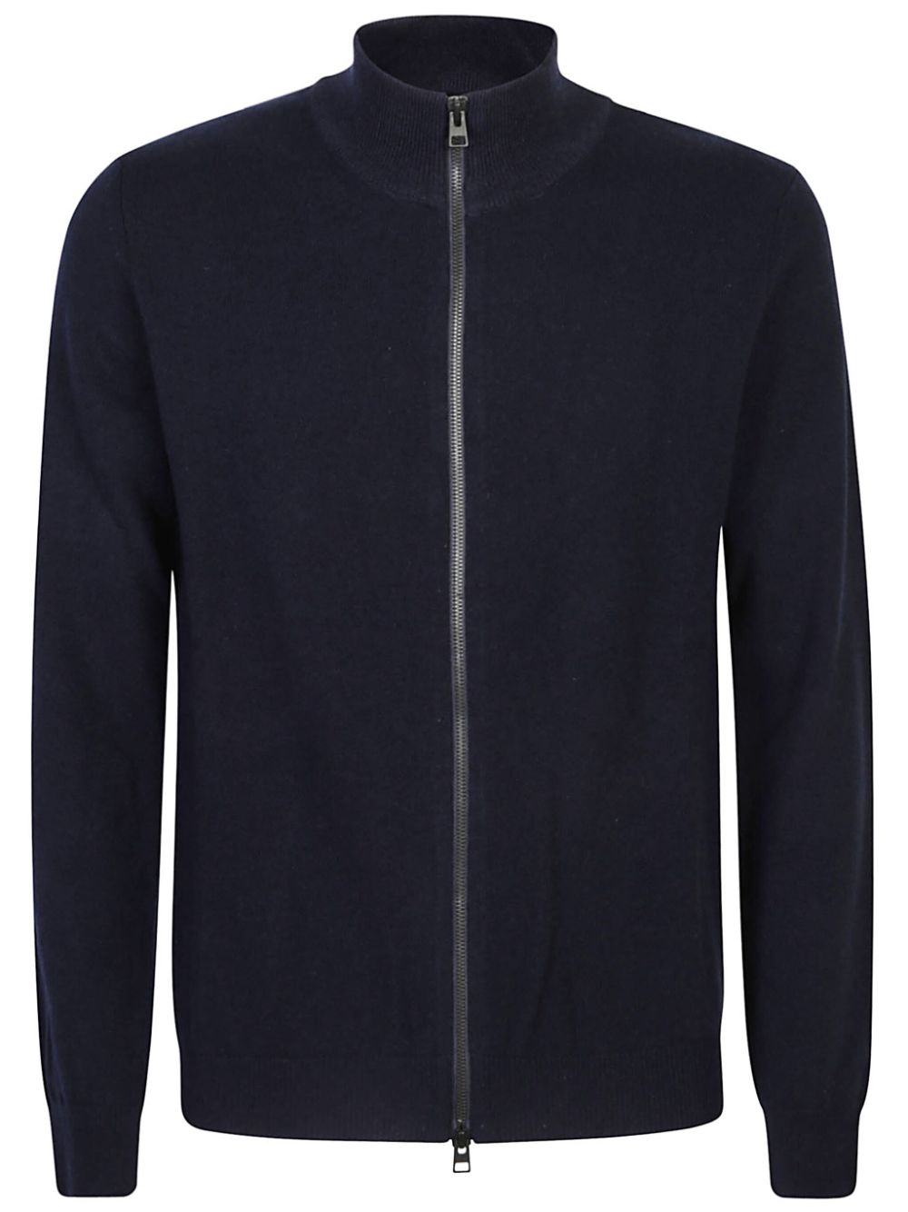 Maglia con zip in lana Cenere